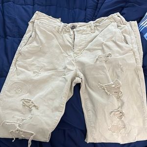 American Eagle Men Destroyed Chino